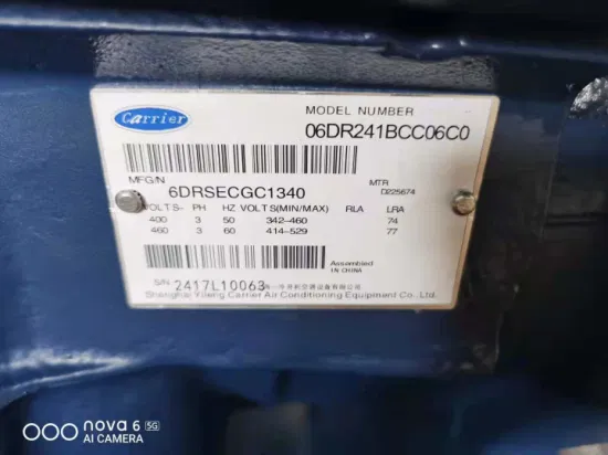 06dr241bcc06c0 Carrier Transicold Semi-Hermetic Reciprocating Piston Refrigeration Compressor for Reefer Container